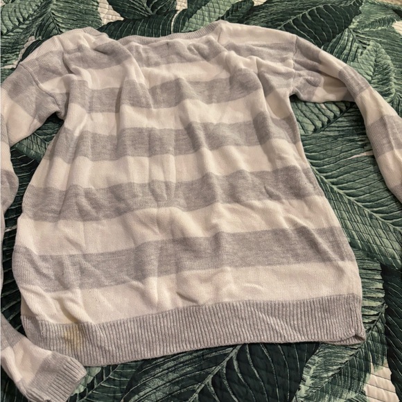 Hollister stripe Heathered Knit Sweater SZ s - Picture 8 of 10